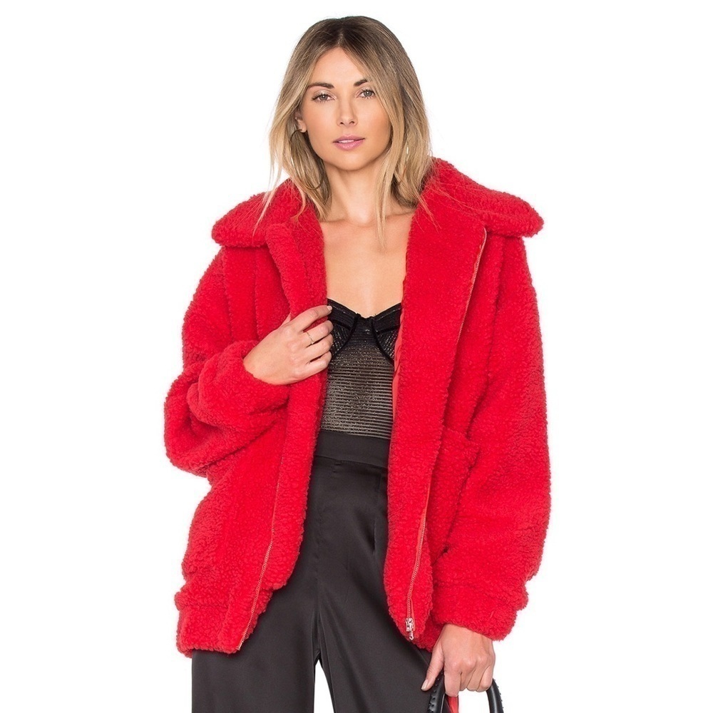 I Am Gia Pixie Pile Teddy Coat